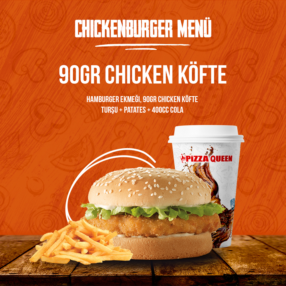 Chicken Burger Menü
